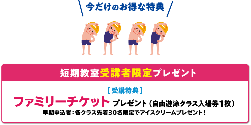 お得な入会特典